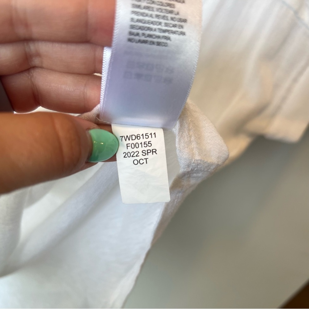 NWT Lucky Brand Women's Mixed Media Short Sleeve Cotton & Modal Henley - size XS - Picture 9 of 10
